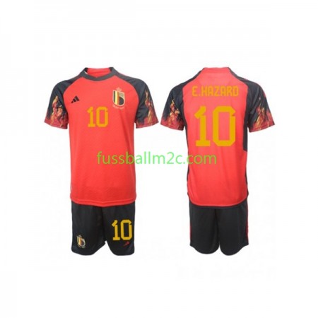 Fußballtrikots Belgien Hazard 10 Kinder Heim Trikotsatz WM 2022 Fußballtrikots Belgien Hazard 10 Kinder Heim Trikotsatz WM 2022